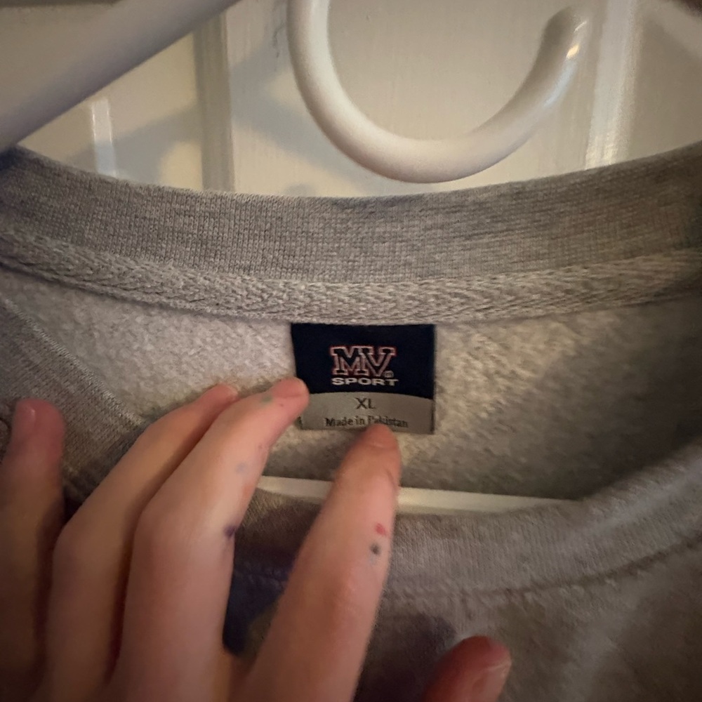 MV Sport Heather Gray Sweatshirt - Picture 2 of 2